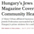 A magyarországi antiszemitizmusról cikkeznek Izraelben