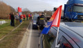 Forgalomlassítással tiltakoztak tegnap a rabszolgatörvény elfogadása ellen Veszprémben