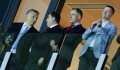 Orbán focimeccsen volt, miközben ezrek tüntettek ellene