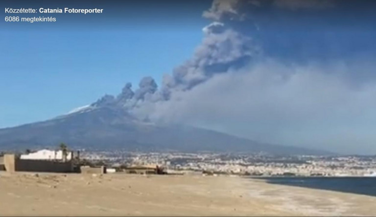 Kitört az Etna