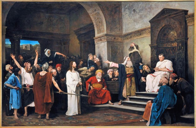 Munkácsy Mihály festménye: Krisztus Pilátus előtt