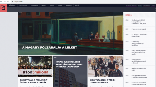 Vége, megszűnik a takaréklángra vett vs.hu