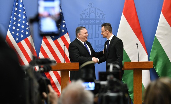 Mike Pompeo és Szijjártó Péter