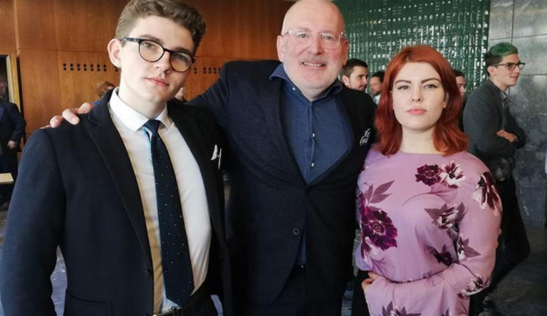 Megtörtént a találkozó Nagy Blanka és Timmermans között