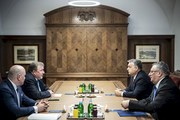 Orbán Viktor tárgyal Nyikolaj Koszovval, az NNB elnökével