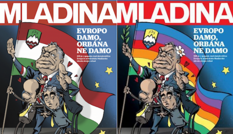 Beszólt a szlovén miniszterelnök a magyar kormánynak az Orbán-karikatúra körüli diplomáciai botrány miatt