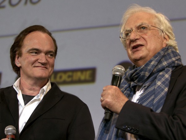 Tarantino és Bertrand Tavernier filmrendezők