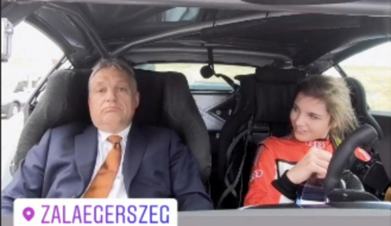 Orbán Viktor olyan gyorsan száguldott, hogy ő maga is meglepődött rajta