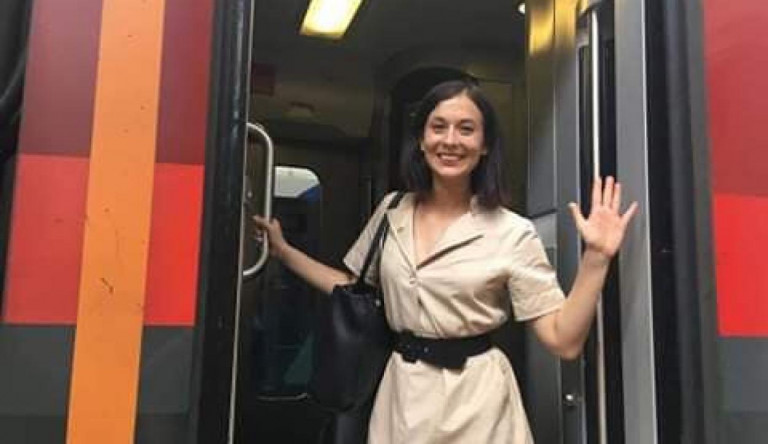 Vonattal utazik Cseh Katalin Brüsszelbe, mert ez környezetbarátabb megoldás, mint a repülés