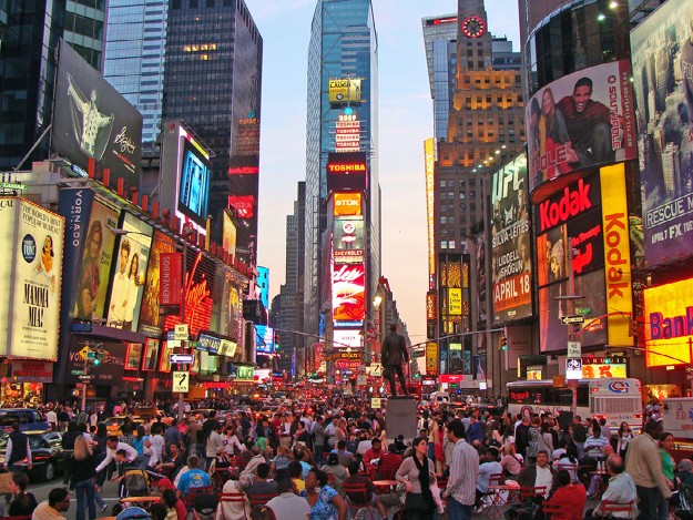 Tumultus a Times Square-en