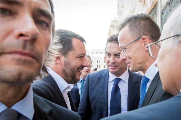 Matteo Salvini és Szijjártó Péter