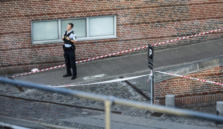 Robbanás történt egy koppenhágai rendőrőrsön