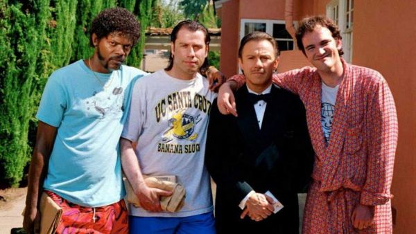 Samuel L. Jackson, John Travolta, Harvey Keitel és Quentin Tarantino