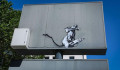 Ellopták Banksy a párizsi Pompidou Központ közelében található graffitijét