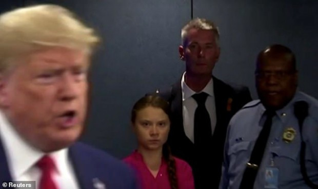 Greta Thunberg a pillantásával porrá zúzta Trumpot az ENSZ-klímacsúcson