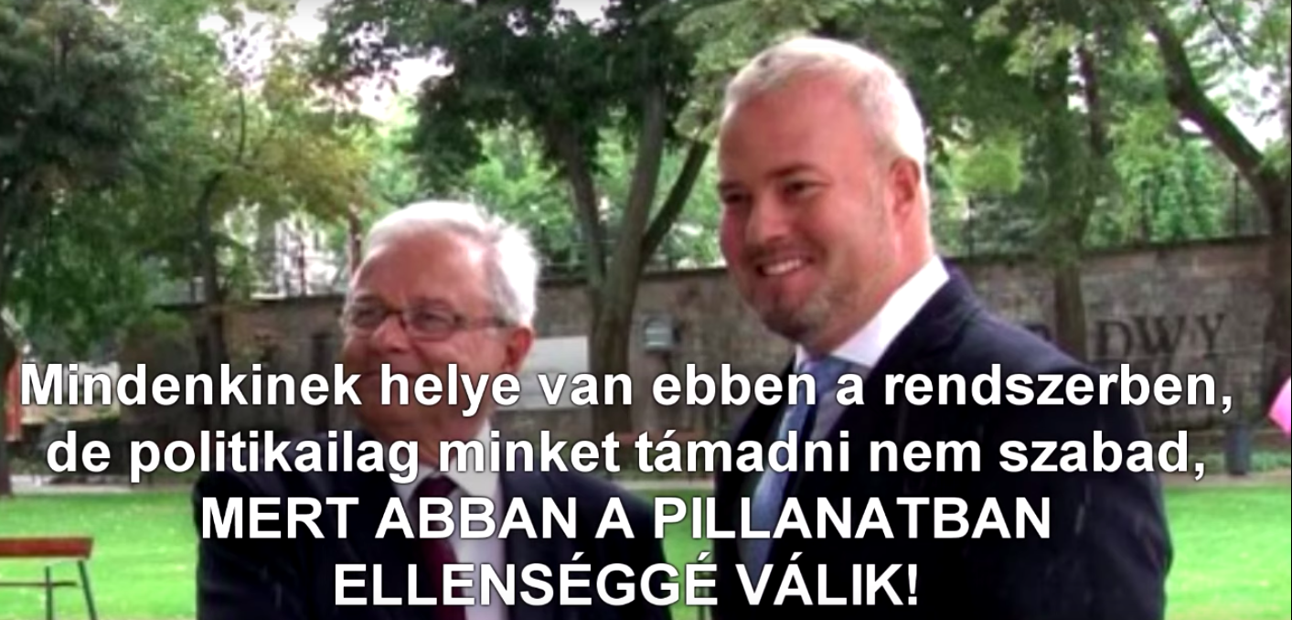 Az egri Fidesz vezetője őszintén beszél arról, hogy aki őket támadja, azt ellenségnek kell tekinteni