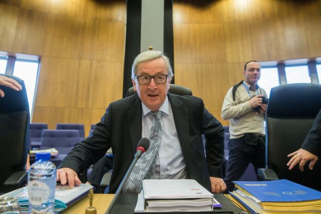 Juncker a Bizottság ülésén
