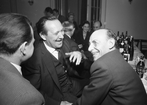 Bessenyei Ferenc és Latabár Kálmán egy 1961-es mulatságon