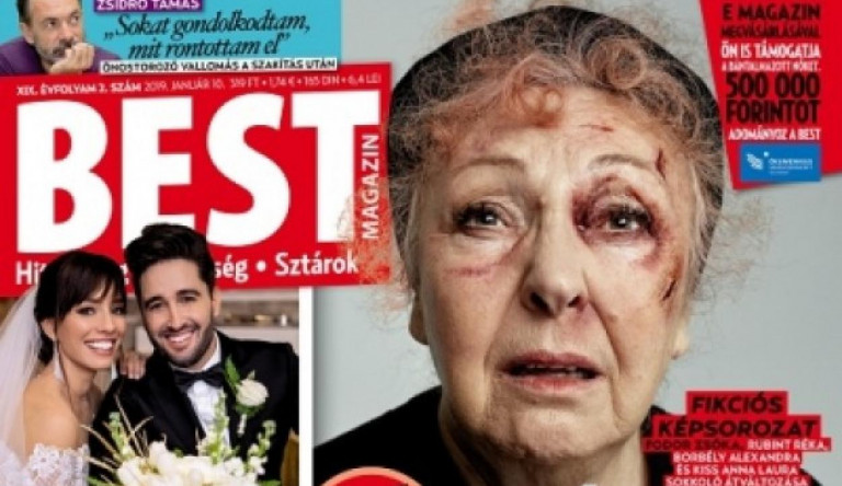 „Ez így nem mehet tovább” - Összevert Magdi anyus a Best magazin címlapján