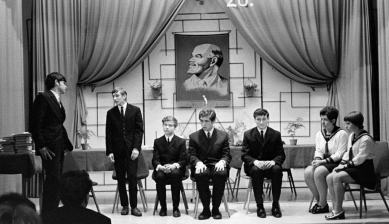 A Lenin-szobában a tartalék Lenin fogadta a vendégeket