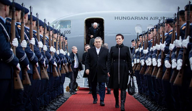„A sas leszállt” – így jelentkezett be Orbán Berlinből