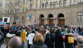 Több százan vonultak a Kossuth térre a gyöngyöspatai kártérítés miatt