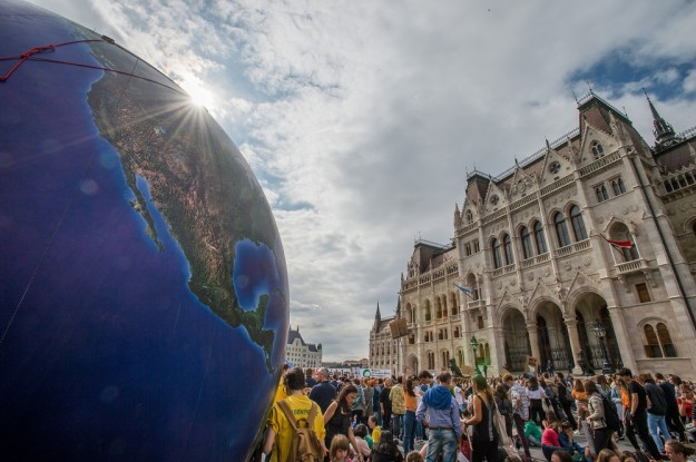 Fridays for Future budapesti tüntetése 2019 szeptemberében