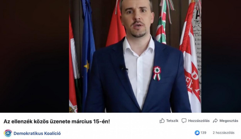 Közös videóval üzen március 15-én az ellenzék