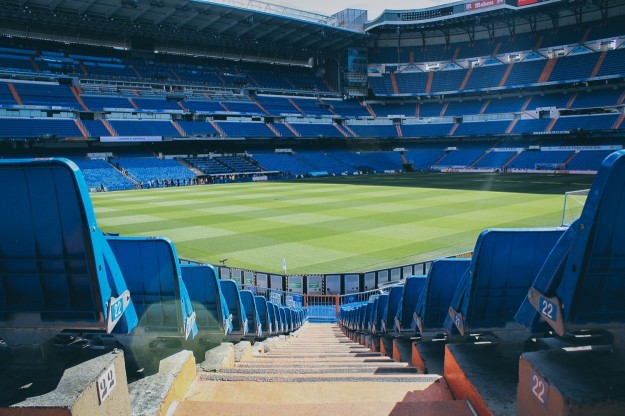 A madridi stadion üresen