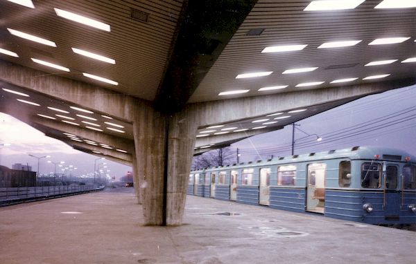 Az Örs vezér téri végállomás 1970-ben