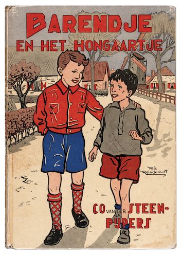 Holland gyerekkönyv az ötvenes évek elejéről: egy vézna 