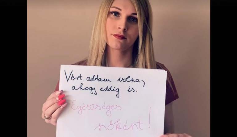 Eszter egészséges transzneműként ment vért adni, de nem engedték