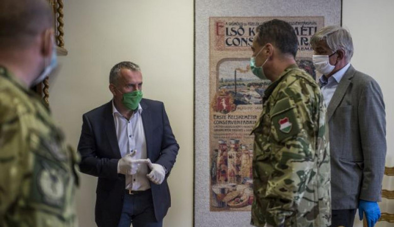 A győri szeszgyárhoz is kiszáll a honvédelmi irányító törzs