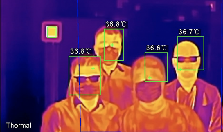 A hőkamera már három méterről kiszúrja, ha valaki lázas