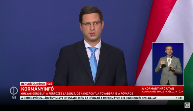 Gulyás a Kormányinfón: A budapestiek is mehetnek vidékre