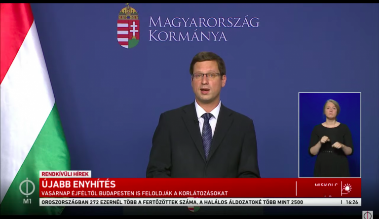 Gulyás Gergely bemutatja: így indul újra az élet hétfőtől Budapesten
