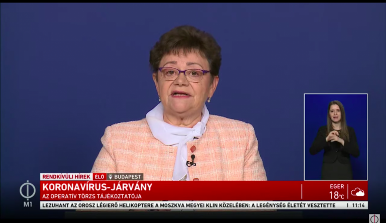 Müller Cecília: járványügyi adattisztítás folyik