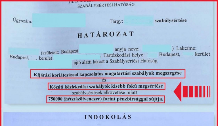 750 ezer forintra büntettek egy dudáló tüntetőt