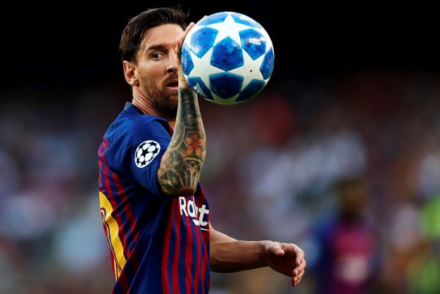 Lionel Messi, az FC Barcelona argentin válogatott labdarúgója