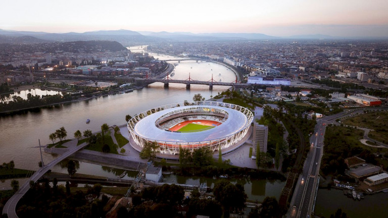 Bombát találtak az atlétikai stadion építkezésén