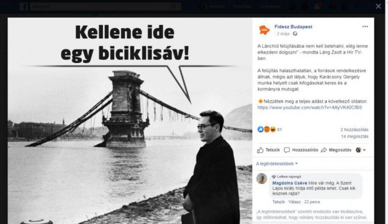 A Fidesz budapesti szervezete Szálasihoz hasonlítja Karácsony Gergelyt