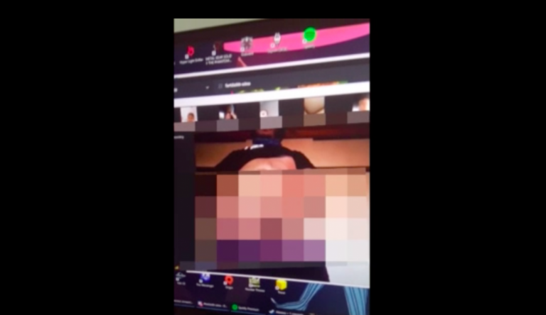 Maszturbáló perverz zavarta meg egy budapesti iskola online évzáróját