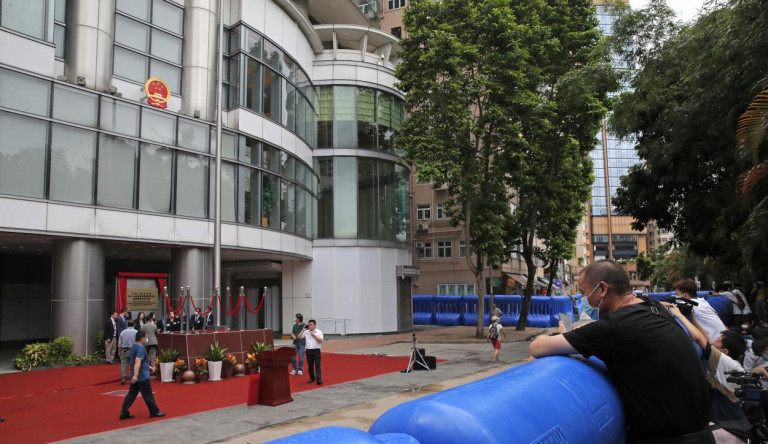 A kínai kormányzat megnyitotta a nemzetbiztonsági irodáját Hongkongban