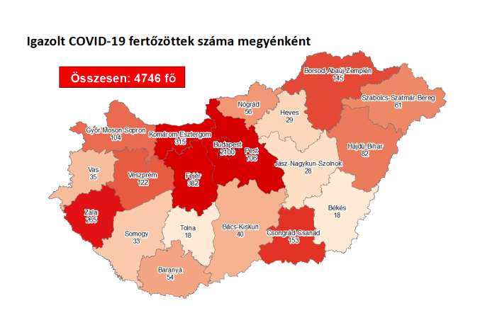 15 új fertőzöttet regisztráltak tegnap óta