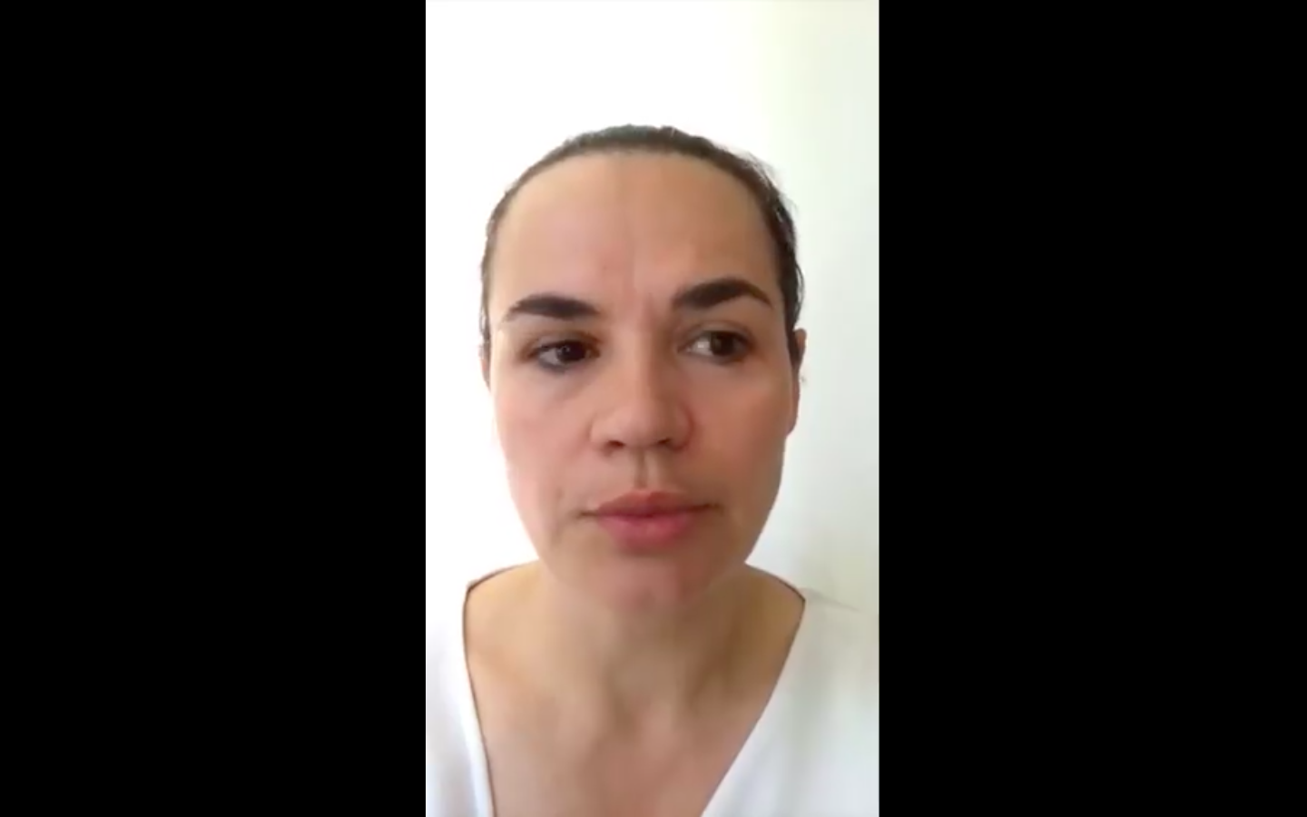 Újabb hátborzongató videón beszél a belarusz ellenzéki jelölt