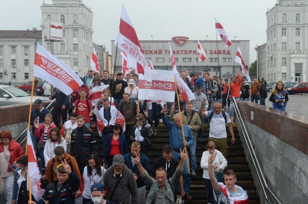 Minszk tüntetés 