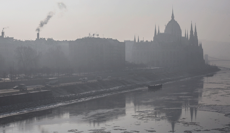 Szmog: egészségtelen a levegő Budapesten