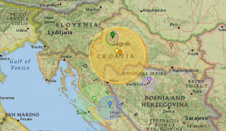 5,2-es földrengés volt Horvátországban