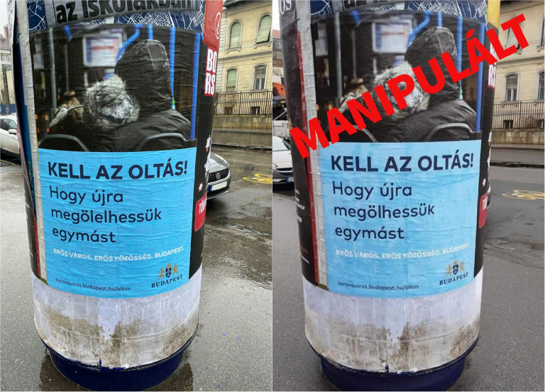 Jogi lépéseket tesz egy meghamisított plakát miatt a Főváros