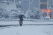 Akkora hó esett Athénban, hogy még az oltási kampányt is fel kellett függeszteni